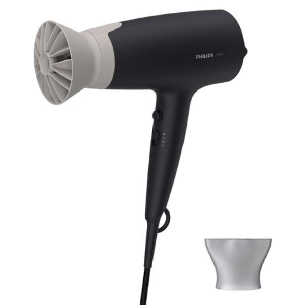 Secador De Pelo Philips Bhd341/30 3000 Series Sistema Thermoprotect 2100w Color Negro