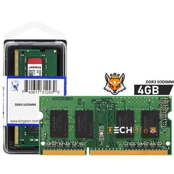 Kingston 4GB DDR3 1600MHz 1.35/1.5v CL11 - Memoria SODIMM