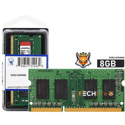 Kingston 8GB DDR3 1600MHz 1.35v CL11 - Memoria SODIMM