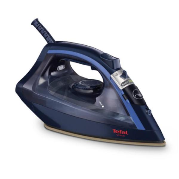 Plancha De Vapor Tefal Virtuo Fv1739e0 Suela Ceramica Golpe De Vapor 90 G/min 2000w Antical Antigoteo