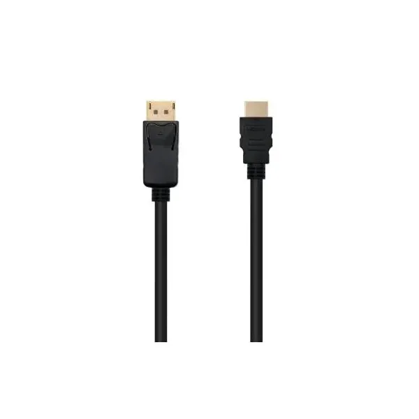 Cable Conversor Nanocable 10.15.4301-L150/ Displayport Macho - HDMI Macho/ 1.5m/ Negro