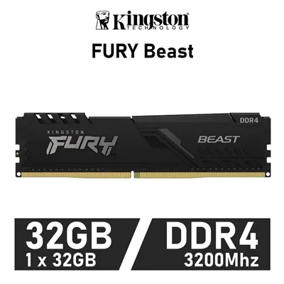 Kingston FURY Beast 32GB DDR4 3200MHz 1.35V CL16