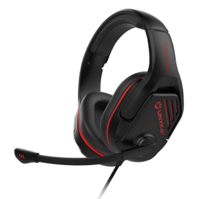 Headset Gaming Unyka Nova Gpro 2.1 Black Microfono Abatible