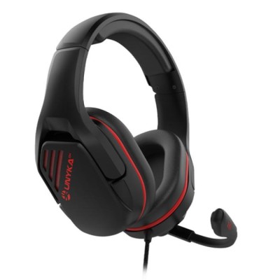 Headset Gaming Unyka Nova Gpro 2.1 Black Microfono Abatible