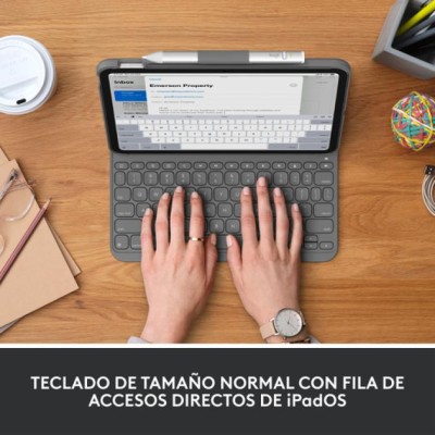 Teclado Bluetooth Funda Logitech Slim Folio Para Ipad ( 10