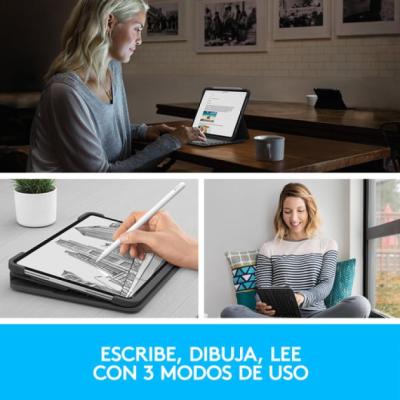 Teclado Bluetooth Funda Logitech Slim Folio Pro 12.9pulgadas (3