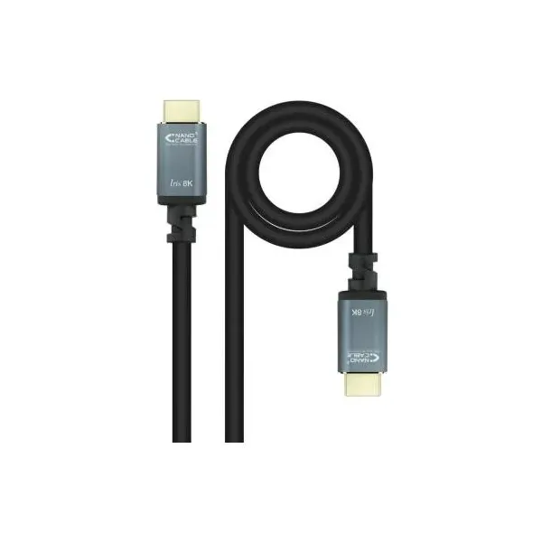 Cable HDMI 2.1 IRIS 8K Nanocable 10.15.8010/ HDMI Macho - HDMI Macho/ 10m/ Negro