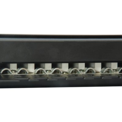 Patch Panel 24 Puertos Categoria 6 Apantallado Color Negro