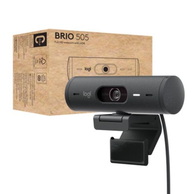 Camara Logitech Brio 505 1080p Enfoque Automatico Usb-c Color