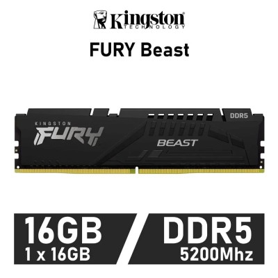 Kingston Fury Beast 16GB DDR5 5200MHz CL40 1.25v