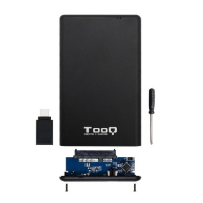 Caja Externa 2.5" Tooq Tqe-2533b 2,5" 9,5sata Usb 3.1 Gen2