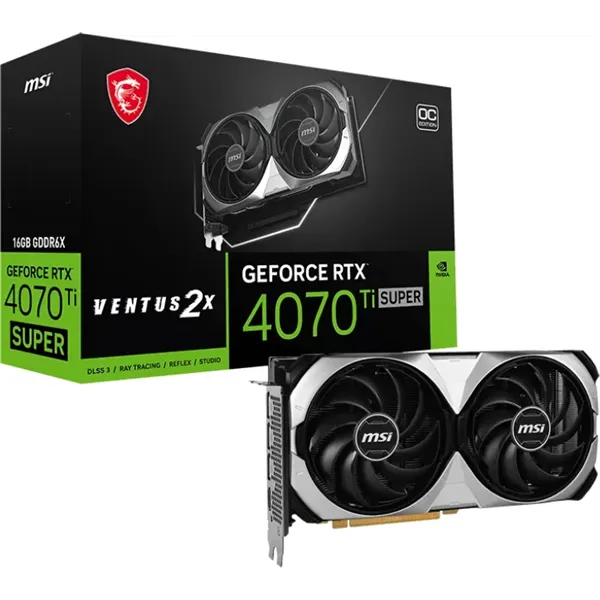 MSI GeForce RTX 4070 Ti SUPER VENTUS 2x OC 16GB GDDR6X