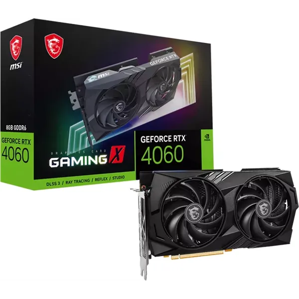 MSI GeForce RTX 4060 GAMING X 8GB  GDDR6