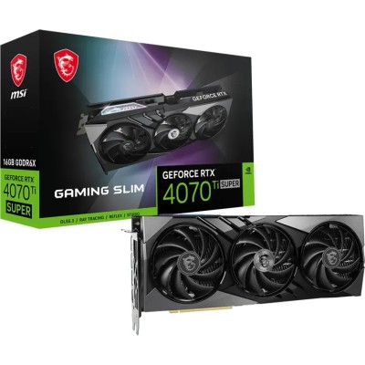 MSI GeForce RTX 4070 Ti SUPER GAMING X SLIM 16GB GDDR6X