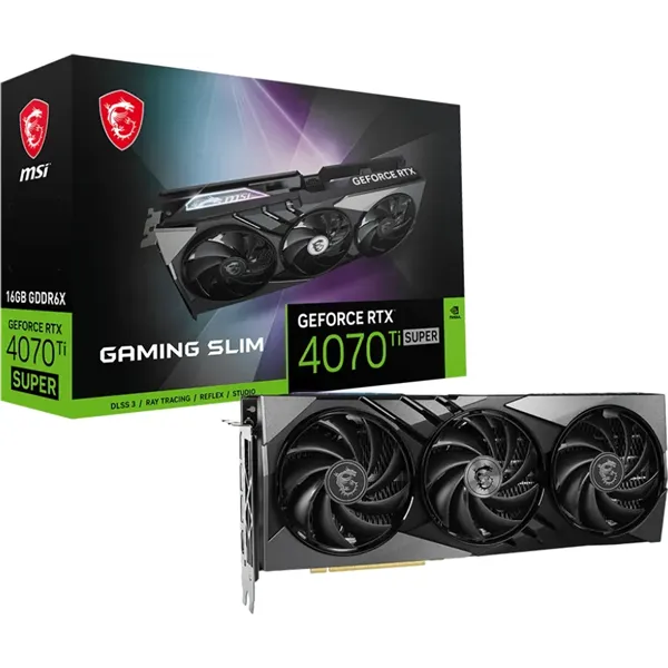 MSI GeForce RTX 4070 Ti SUPER GAMING X SLIM 16GB GDDR6X