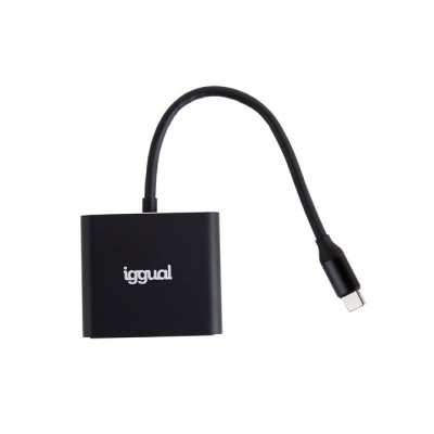 iggual Hub tipo C 3 en 1 HDMI USB3.0