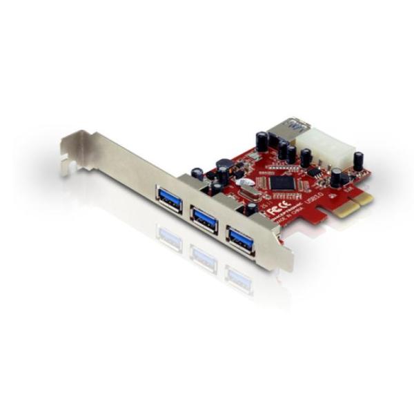 Controladora Pcie Conceptronic C4usb3exi 3 Puertos Externos Y 1 Interno C05-138