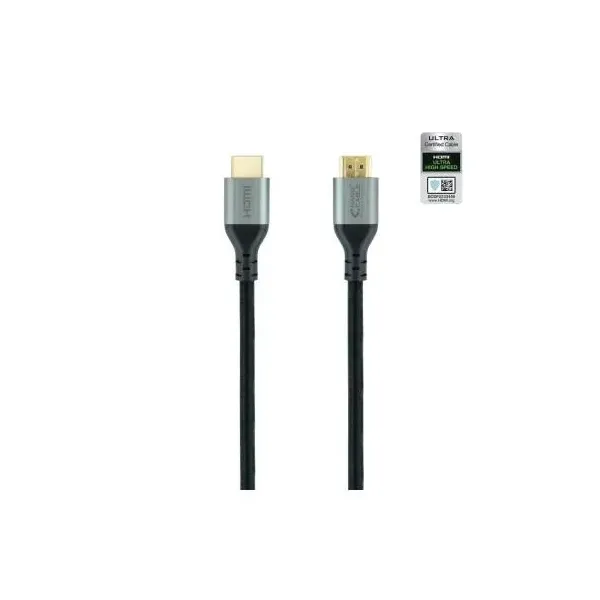 Cable HDMI 2.1 8K Nanocable 10.15.8102/ HDMI Macho - HDMI Macho/ 2m/ Certificado/ Negro