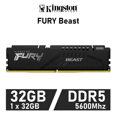 Kingston Fury Beast 32GB 5600MHz DDR5 CL40 1.25v