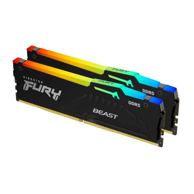 Kingston Fury Beast RGB KIT 16GB DDR5 5600MHz CL40 1.25v (2x8GB)