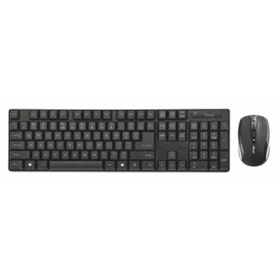 Pack Teclado Y Mouse Wireless Trust Ximo Nano Receptor Usb