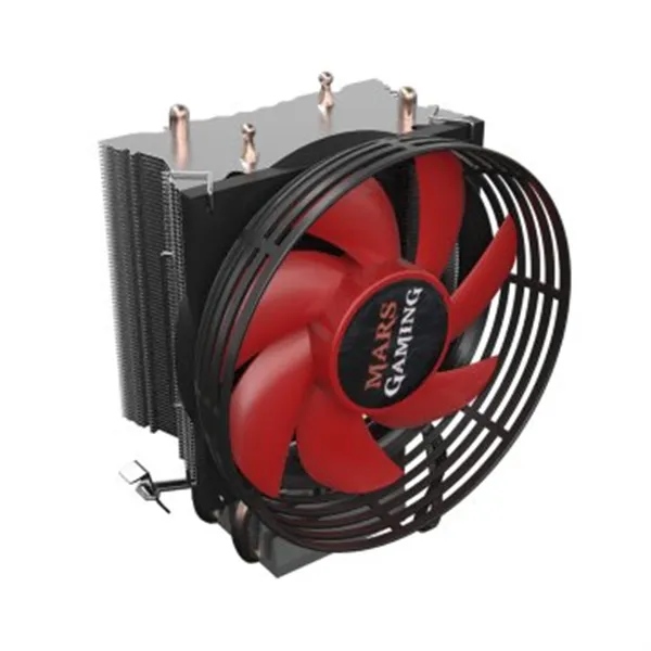 Ventilador Con Disipador De Cpu Mars Gaming Mcpu117 2 Heatpipes De Cobre De 6mm Base Con Nano-cerami