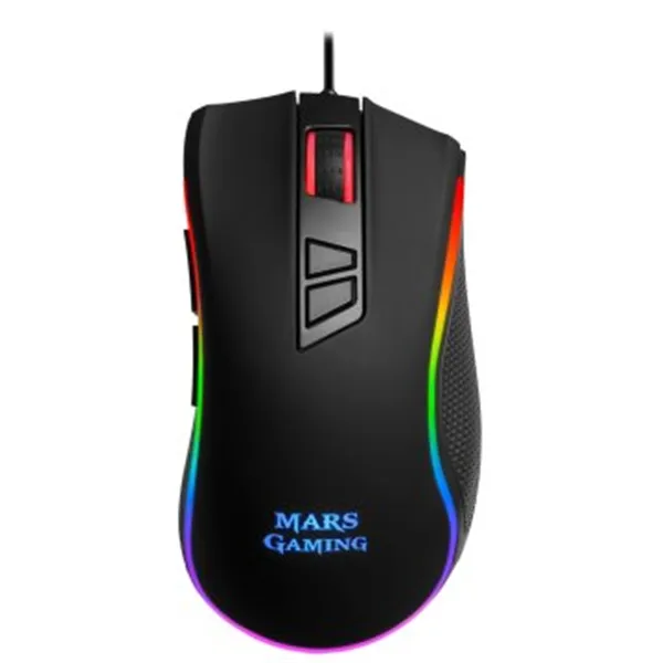 Mouse Mars Gaming Rgb Mm218 Pixart 10.000dpi Software Gaming Keys Mecanicos Programables Iluminacion Chroma Rgb