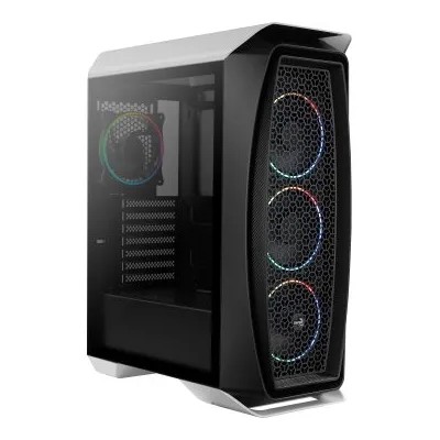 Caja Atx Semitorre Gaming Aerocool Aero One Eclipse White