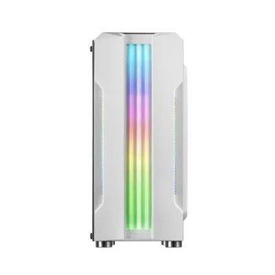 Caja Atx Semitorre Gaming Mars Gaming Mck White Frontal Con