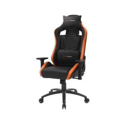 Silla Gamer Mars Gaming Mgcx Neo Negra Con Detalle Naranja