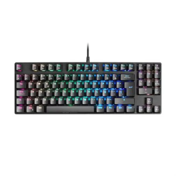 Teclado Mecanico Compacto Tkl Mars Gaming Mkrevo Pro Black Switch Outemu Pro Brown Chipset Vision Mc