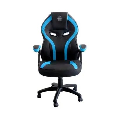 Silla Gamer Keep Out Xs200 Negra Con Detalle Azul Espuma De