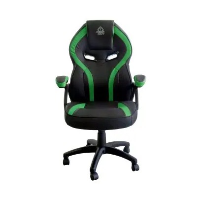 Silla Gamer Keep Out Xs200 Negra Con Detalle Verde Espuma De