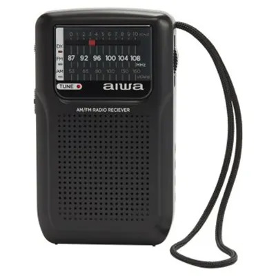 Radio Analogica Mini Con Altavoz Aiwa Rs-33 Black Pocket