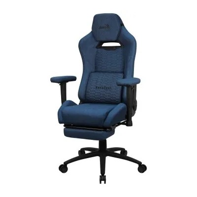 Silla Gaming Con Extension De Reposapies Aerocool Royal Cobalt