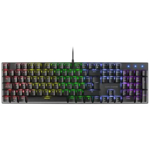 Teclado Mecanico Mars Gaming Mk422 Black Switch Marron Pr De 100hz Anti-ghosting Avanzado Iluminacion Rgb