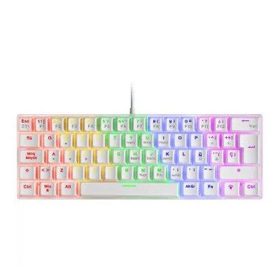 Teclado Mecanico Ultra Compacto Mars Gaming Mk60 White Switch