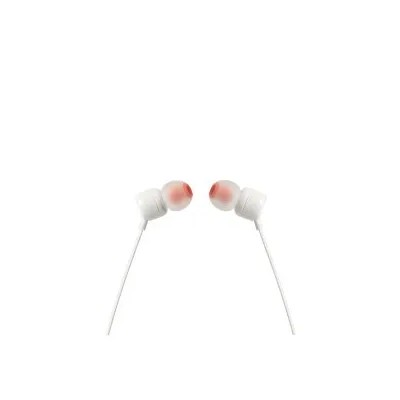 Auricular Jbl Tune T110 White Microfono Integrado Jack 3.5mm