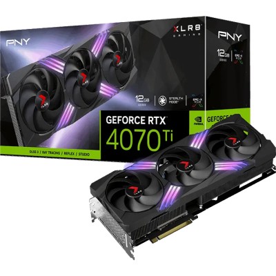 PNY GeForce RTX 4070 Ti 12GB XLR8 Gaming Verto RGB Edition DLSS