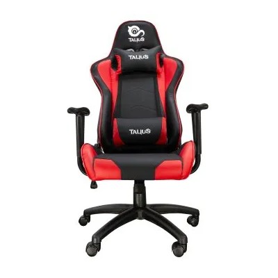 Silla Gamer Talius Gecko V2 Negra/roja, Butterfly, Base Nylon