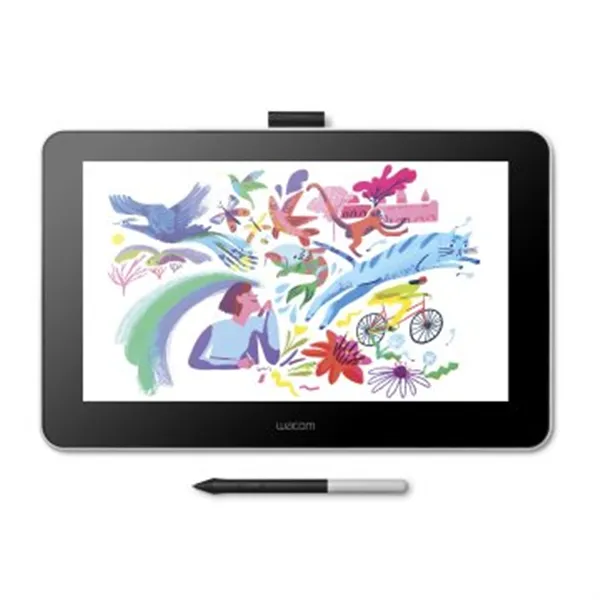 Tableta Digitalizadora Wacom One Dtc133 13.3" 1920x1080 Usb Hdmi Color Blanco Piedra