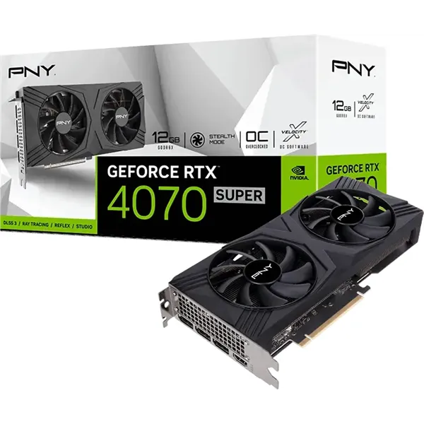 PNY GeForce RTX 4070 SUPER 12GB Verto GDDR6X