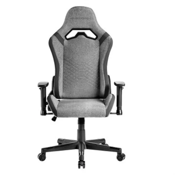 Silla Gamer Mars Gaming Mgcprofb Gris Con Detalles Negros Brazos Regulables En Altura Reclinable 135