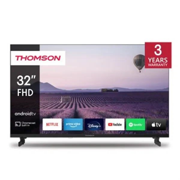 Televisor 32" Thomson 32fa2s13 Fhd 1920x1080 Android Tv 11 3xhdmi 2xusb Bt Wi-fi Audio 16w Vesa 100x100