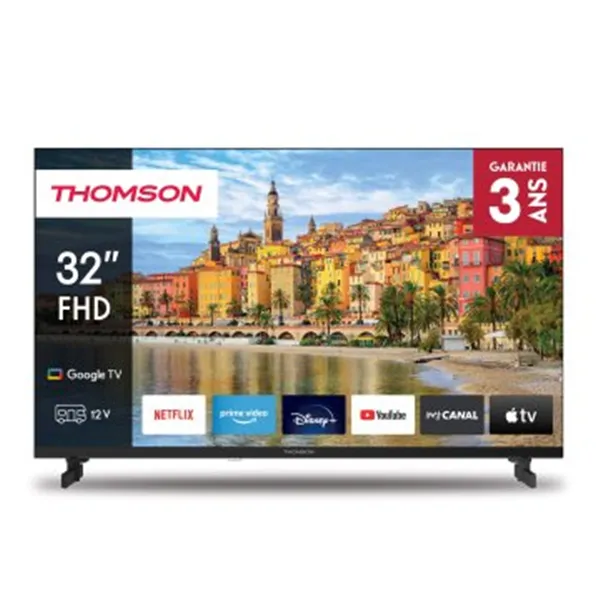 Televisor 32" Thomson 32fg2s14c Fhd 1920x1080 12v/24v Google Tv 12 3xhdmi 2xusb Bt Wifi Vesa 100x100