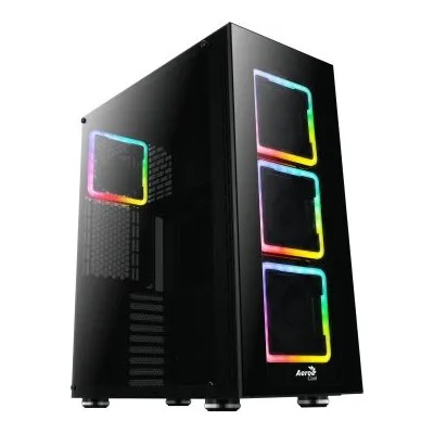 Caja E-atx Torre Gaming Aerocool Tor Pro Frontal Con 3