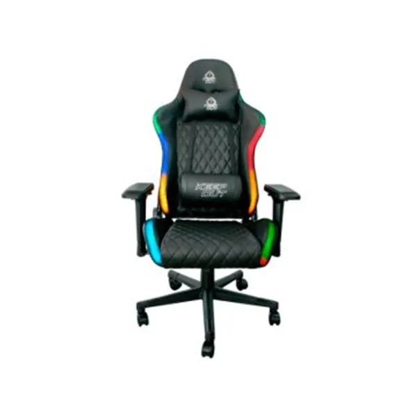 Silla Gamer Keep Out Xspro-rgb Color Negro Con Laterales Con Iluminacion Rgb Base De Metal Apoyabrazos 4d