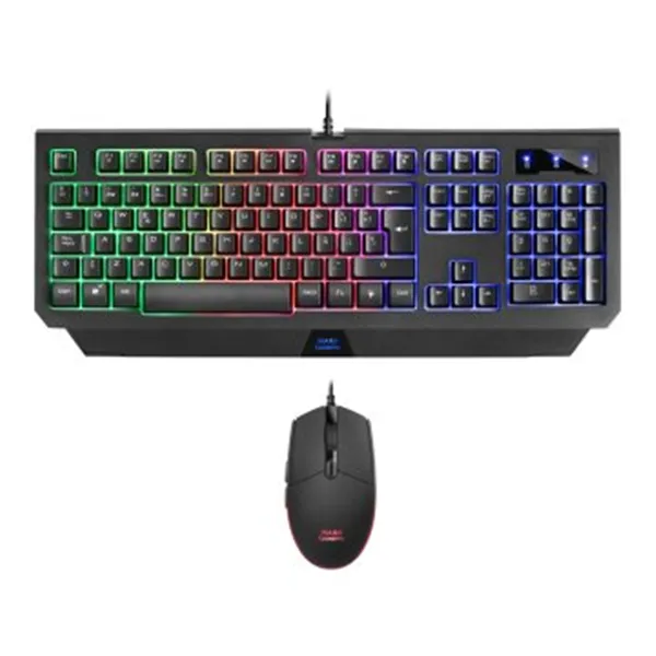 Pack Teclado Y Mouse Mars Gaming Mcp100 Mouse 3200dpi Huano Rgb Teclado H-mechanical Red Rgb Anti-ghosting