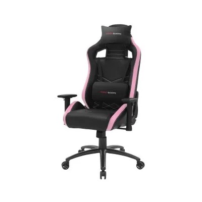 Silla Gamer Mars Gaming Mgcx Neo Negra Con Detalle Rosa Brazos