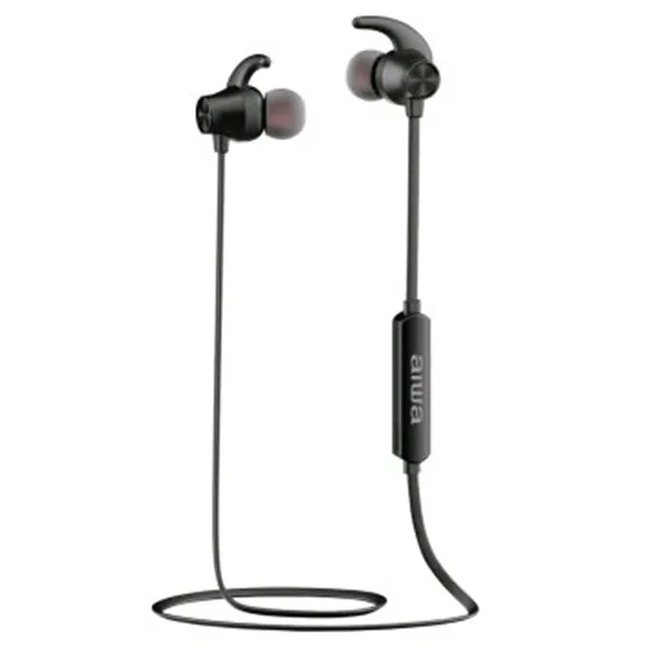 Auricular Deportivo Bluetooth Intrauditivo Aiwa Estbt-400bk Black Bt 5.0 Hyperbass Ipx5 Driver Neodi